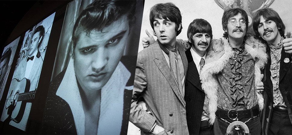 Elvis Presley und die Beatles